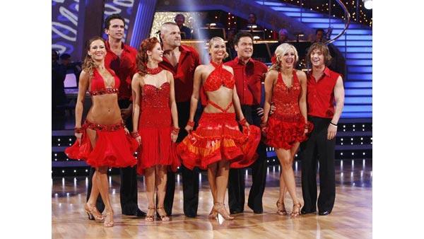 Male contestants on 'Dancing With the Stars,' Sept. 21, 2009