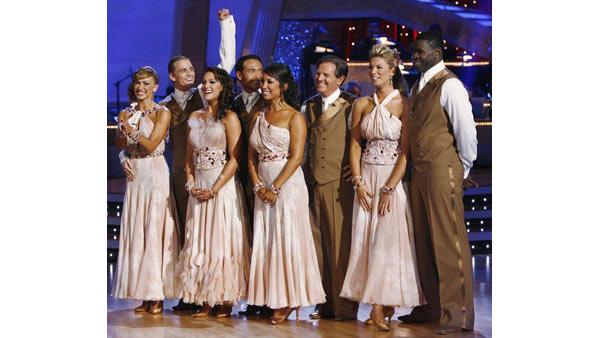 Male contestants on 'Dancing With the Stars,' Sept. 21, 2009