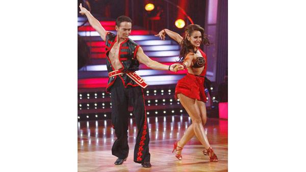 Mark Dacascos and Lacey Schwimmer on 'Dancing With the Stars,' Sept. 21, 2009