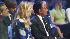 Alana Stewart and George Hamilton in audience at...