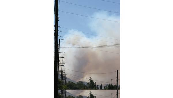 Brush fire breaks out in Ventura County