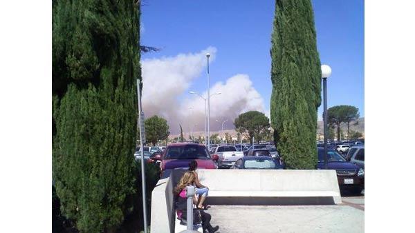 Brush fire breaks out in Ventura County