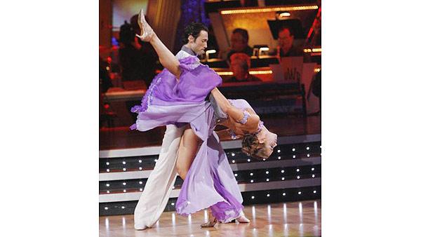 Natalie Coughlin and Alec Mazo perform on 'Dancing With the Stars,' Sept. 28, 2009