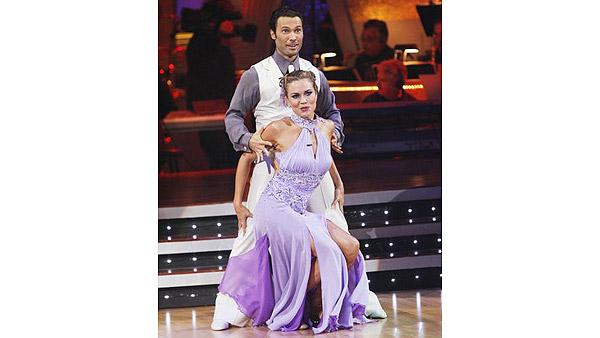 Natalie Coughlin and Alec Mazo perform on 'Dancing With the Stars,' Sept. 28, 2009