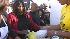 Thousands line up for free Thanksgiving meal