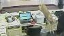 Surveillance video captures a young deer jumping around the lobby of a Florida hotel.