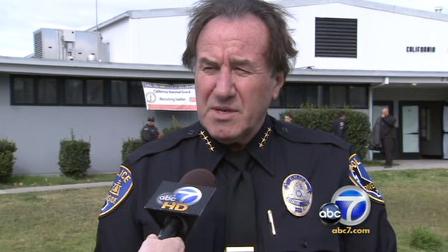 Riverside Police Chief Russ Leach is under investigation after smashing his city-issued car into a fire hydrant.