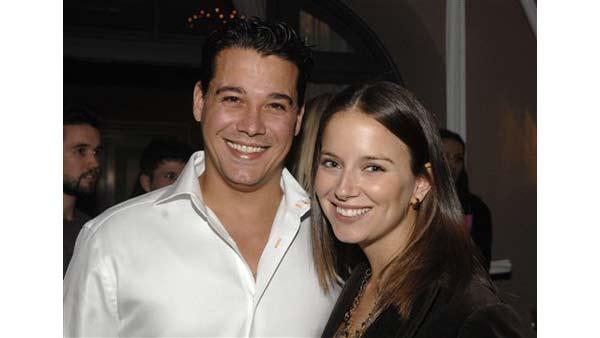 Reality television stars Rob Mariano, left, and wife Amber Mariano attend the Fox Cable Networks-FX party at Cable's January 2007 Press Tour Tuesday, Jan. 9, 2007, in Pasadena, Calif.