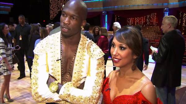 Chad Ochocinco and Cheryl Burke talk to On The Red Carpet about week 3 of 'Dancing With the Stars'