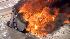 A tanker truck overturned and exploded on the 91...