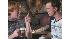 Rupert Grint (Ron Weasley) points out foam from...