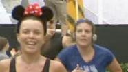 Approximately 14,000 people ran through Disneyland Sunday morning for the fifth annual Disneyland Half Marathon.