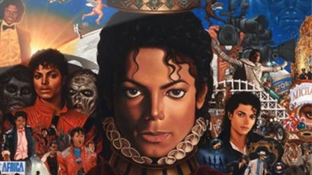 Michael Jackson appears on the cover of his 2010 album, Michael.