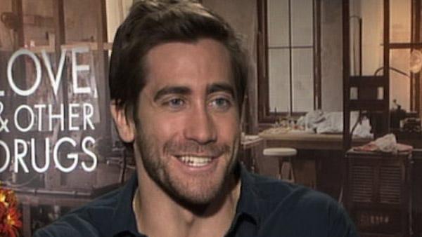 Jake Gyllenhaal speaks to George Pennacchio of KABC Television, OnTheRedCarpet.coms parent company, in November 2010 to promote his new film with Anne Hathaway, Love and Other Drugs. - Provided courtesy of KABC
