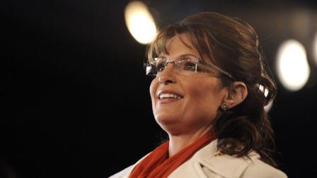 Sarah Palin appears in an undated photo posted on her Facebook page on September 4, 2009.