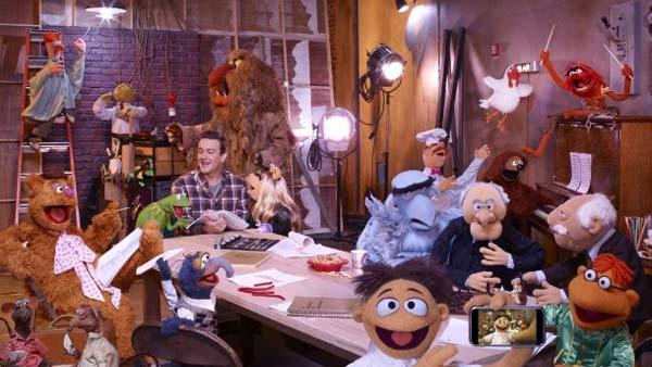 Jason Segel and The Muppets appear in this undated 2010 photo. - Provided courtesy of Andrew Macpherson / The Muppets Studio, LLC Jason Segel and The Muppets appear in this undated 2010 photo. - Provided courtesy of Andrew Macpherson / The Muppets Studio, LLC