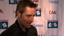 Stars Nathan Fillion, Jason Biggs, and Josh Holloway share their favorite childhood stories at the Annual Milk and Bookies charity benefit. - Provided courtesy of KABC