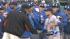 Security was tight in San Francisco as the Dodgers beat the Giants Monday night.