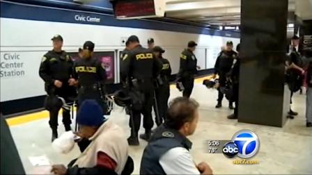 San Franciscos Bay Area Rapid Transit (BART) officials are scrambling after a hacker group broke into of its websites.