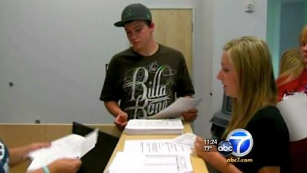 Joplin students and teachers went back to school Wednesday, nearly three months since a deadly tornado hit the area.