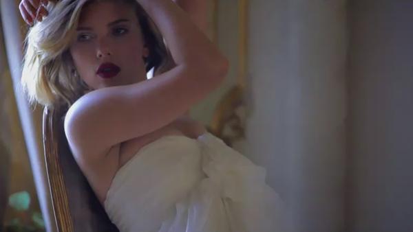 Scarlett Johansson appears in a still from a Moet and Chandon advertisement. - Provided courtesy of Moet and Chandon Scarlett Johansson appears in a still from a Moet and Chandon advertisement. - Provided courtesy of Moet and Chandon