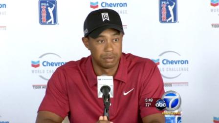 Tiger Woods was in Hollywood Tuesday to promote his golf tournament at Sherwood Country Club.