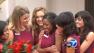 Students from Flintridge Sacred Heart Academy screamed as their peer, Drew Washington, was crowned the 2012 Rose Queen.