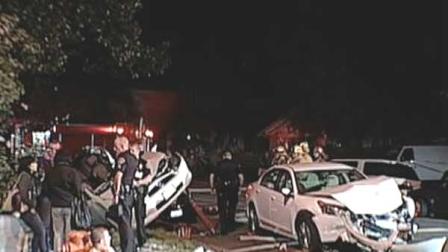 An investigation is under way to determine what caused a crash in Burbank that sent two people to the hospital on Friday, Oct. 21, 2011.
