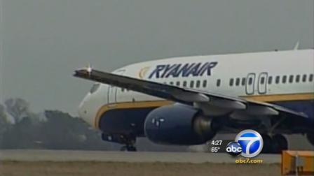 A Ryanair plane is seen in this undated file photo.