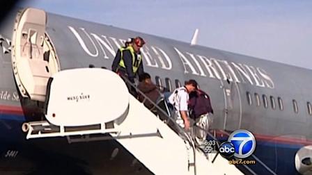 Passengers on a United Airlines flight had some scary moments when the plane had to make an emergency landing.