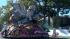 A float passes the crowd on Orange Grove...