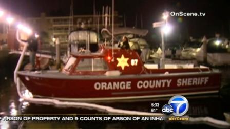 Firefighters and hazmat teams were on scene of a diesel fuel spill in Orange County on Thursday, Jan. 5, 2012.