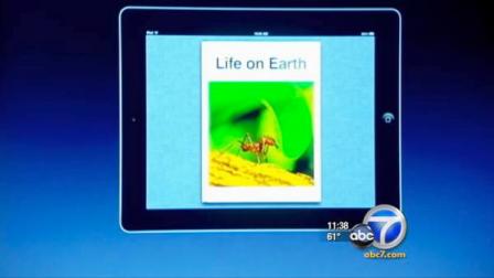 Apple is trying to swap a backpack full of books with an iPad by selling electronic versions of some textbooks.