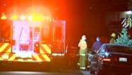 A victim remains hospitalized and a search is under way for a suspect after a triple shooting in L.A. Saturday night.