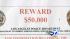A $50,000 reward is being offered for three suspects believed to be behind the stabbing murder of a 75-year-old man.