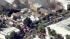 Nearby residents were evacuated as firefighters...