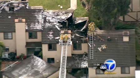Residents were evacuated from a Westminster condominium complex due to a fire that ripped through three units.