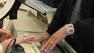 Women at a local grocery store got to try on expensive, dazzling diamonds you would normally see worn at the Oscars.