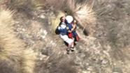 Los Angeles County Fire rescued a hiker that was stranded on a cliff at Eaton Canyon on Tuesday.