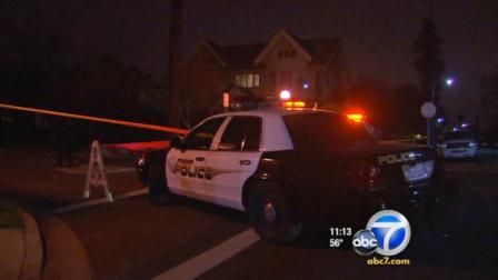 A man suspected of assaulting a West Covina police officer was pursued by police Sunday and shot.