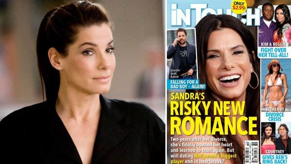 Sandra Bullock appears in a still from the 2009 film, The Proposal. / Sandra Bullock appears on the March 8, 2012 cover of InTouch magazine. - Provided courtesy of Touchstone Pictures / InTouch Sandra Bullock appears in a still from the 2009 film, The Proposal. / Sandra Bullock appears on the March 8, 2012 cover of InTouch magazine. - Provided courtesy of Touchstone Pictures / InTouch