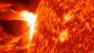 A NASA image shows a solar flare that erupted on the sun Monday, April 16, 2012.