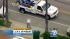 The driver surrendered to LAPD officers at 6:45...
