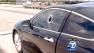 A shattered window from a car involved in a shooting on the 110 Freeway on Thursday, April 26, 2012, is seen in this photo.