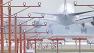 An airplane landing at an airport is seen in this undated file photo.