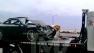 A Porsche belonging to actress Lindsay Lohan is seen following an accident with a garbage truck on Pacific Coast Highway in Santa Monica on Friday, June 8, 2012. Lohan was not seriously injured in the accident.