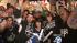 LA Kings fans are seen celebrating the teams...