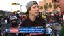 Supercross rider Darryn Durham donated several bikes to help Garth the Elf collect toys in Anaheim for on Friday.