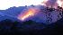 Fire buning near Lytle Creek