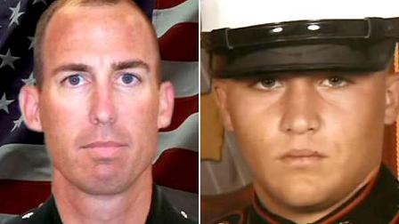 Sergeant Major Robert Cottle (left) and Lance Corporal Rick Centanni (right) were killed in Afghanistan by a roadside bomb